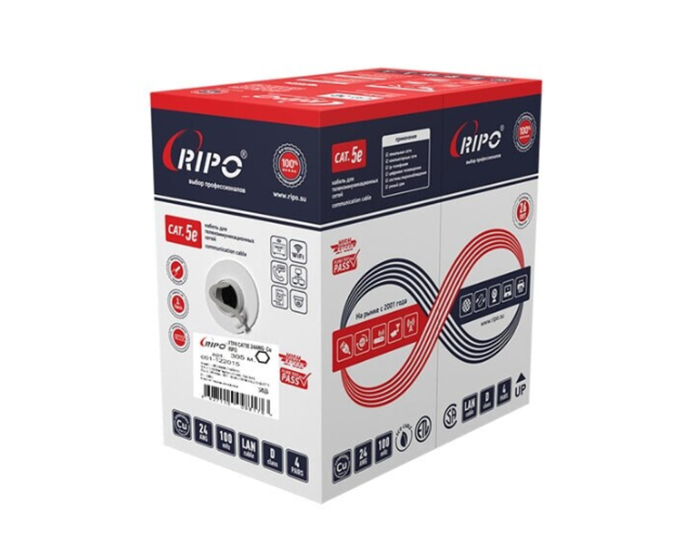 FTP4 CAT5E 24AWG Cu RIPO (25m)