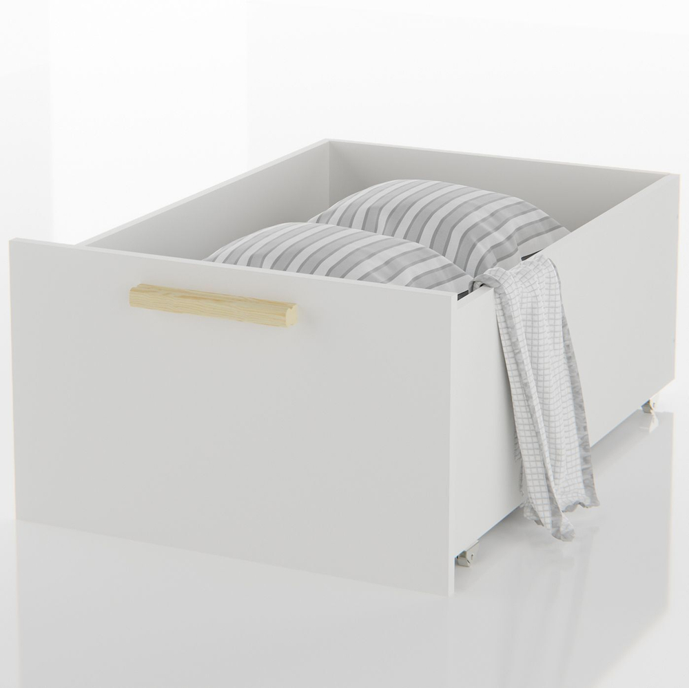 Комплект выдвижных ящиков под кровать Ами с уникальной сосновой ручкой, 2 шт