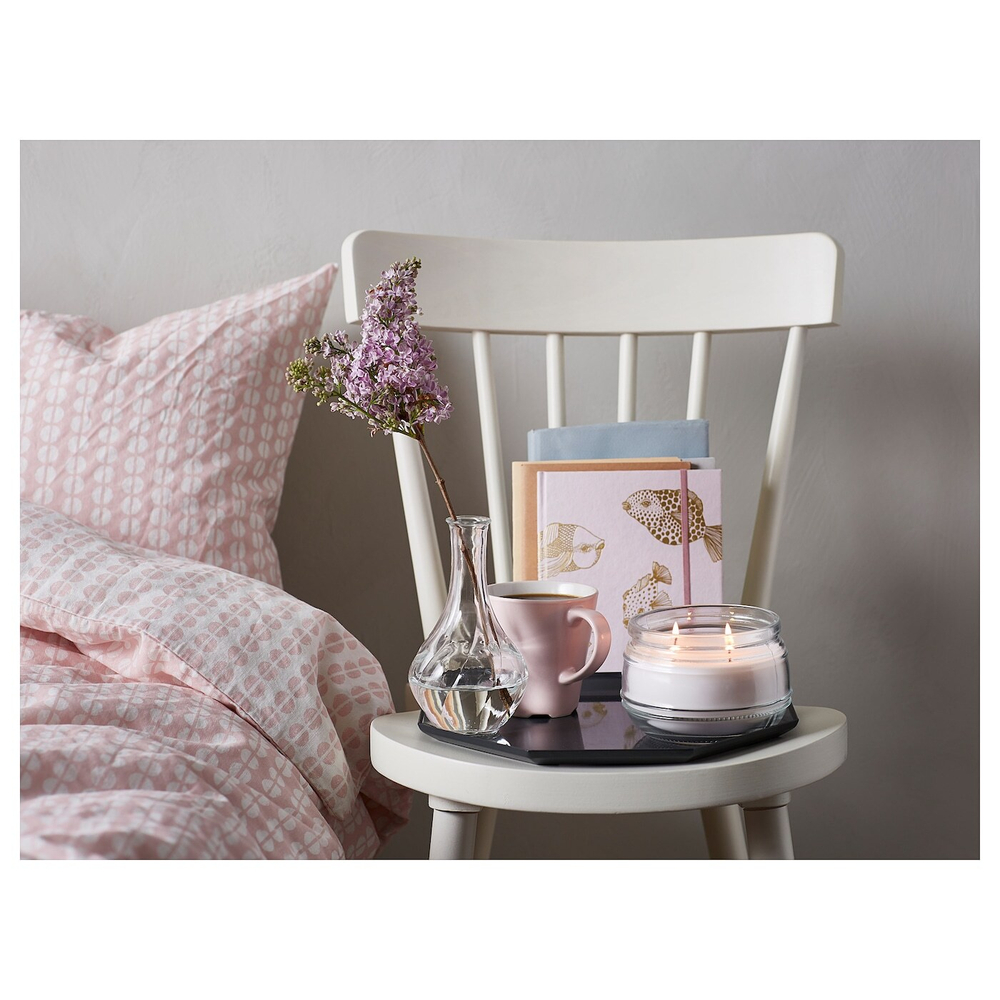 IKEA VILJESTARK  (ИКЕА ВИЛЙЕСТАРК)  -  Ваза, прозрачное стекло, 17 см
