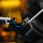 Шнур сетевой Energy Series, ПВС, 1,5 м, 2 x 1,5 мм, с неразборной вилкой, белый, Denzel