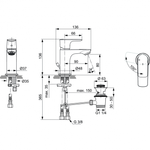 Смеситель Ideal Standard  CONNECT AIR A7017AA для умывальника