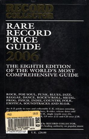 Rare Record Price Guide 2006 / Jack Kane