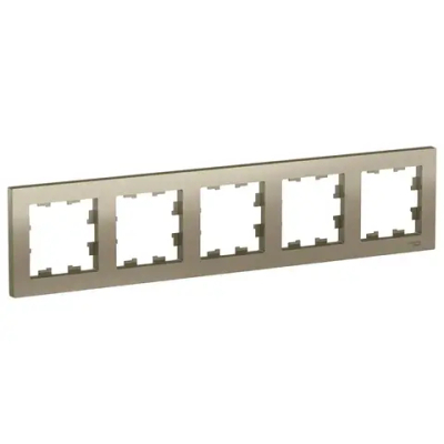ATLASDESIGN 5-постовая РАМКА, универсальная, ШАМПАНЬ
