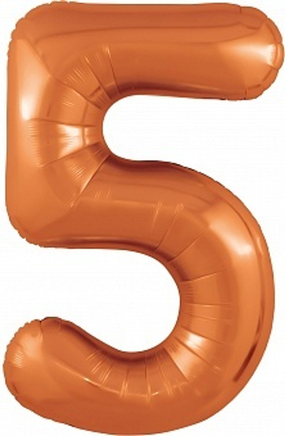 Р Цифра 5 Slim Папайя (40''/102 см)