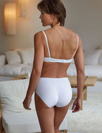 Трусики-слип с высокой талией Angie (Размер: M) (Цвет: белый)