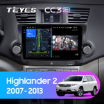Teyes CC3 2K 9"для Toyota Highlander 2007-2013