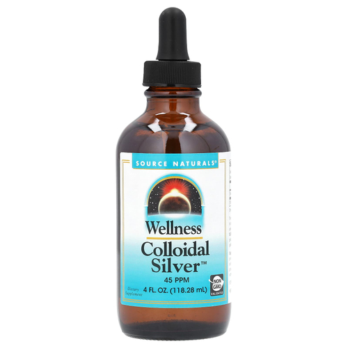 Source Naturals, Wellness, коллоидное серебро, 118,28 мл (4 жидк. унции)