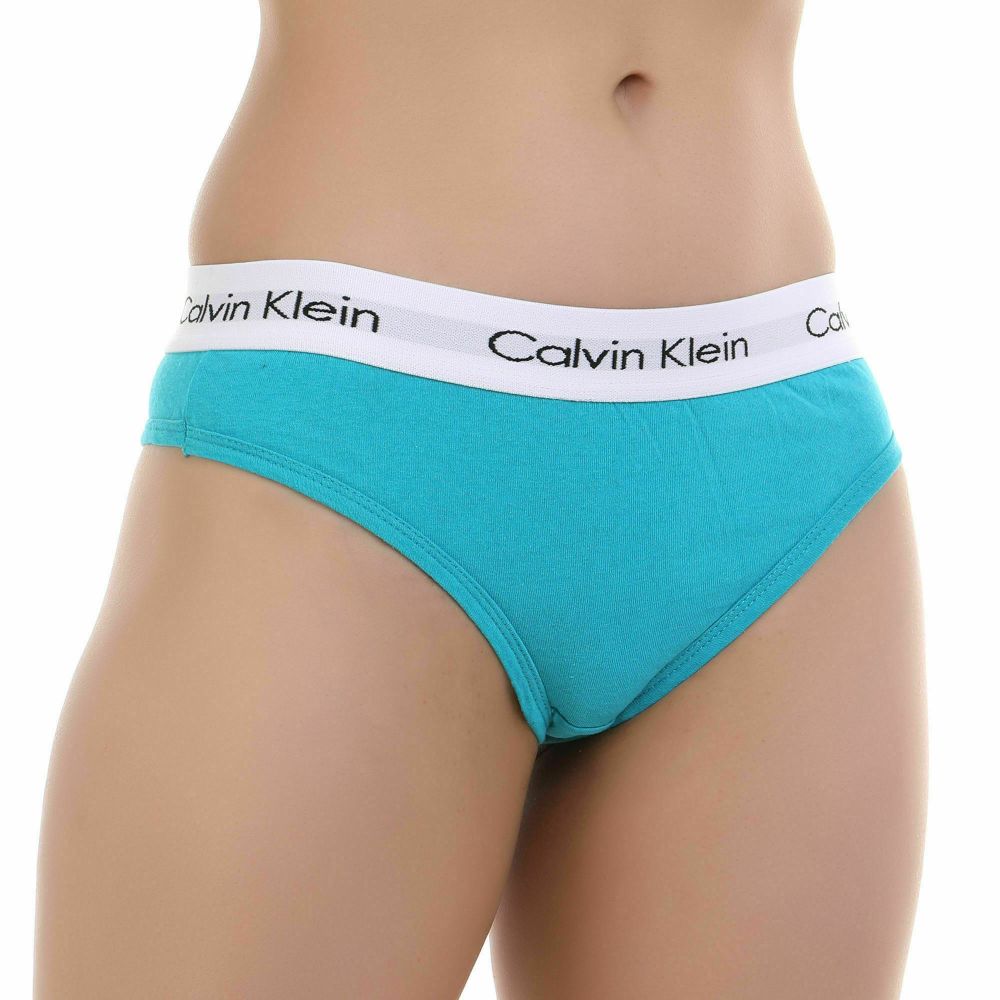 Женские стринги голубые Calvin Klein Women Blue String