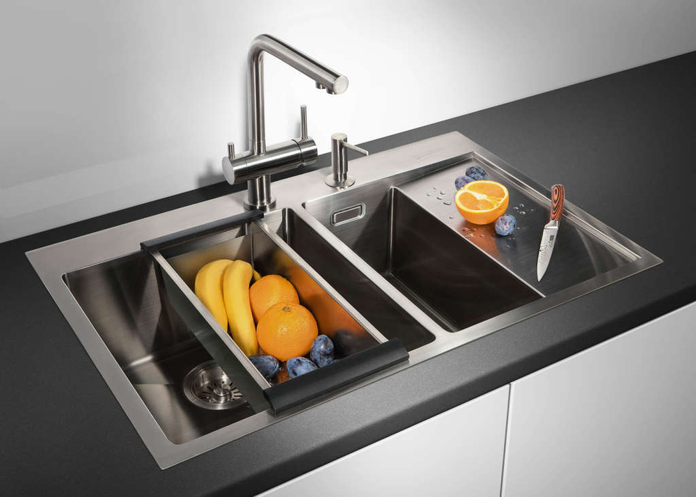 Мойка Omoikiri Akisame 78-2-R-LG нерж. сталь | Светлое золото