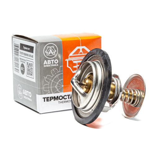 Термостат 82°C, ГАЗ, КамАЗ, УРАЛ, дв. ЗМЗ, ЯМЗ, КамАЗ