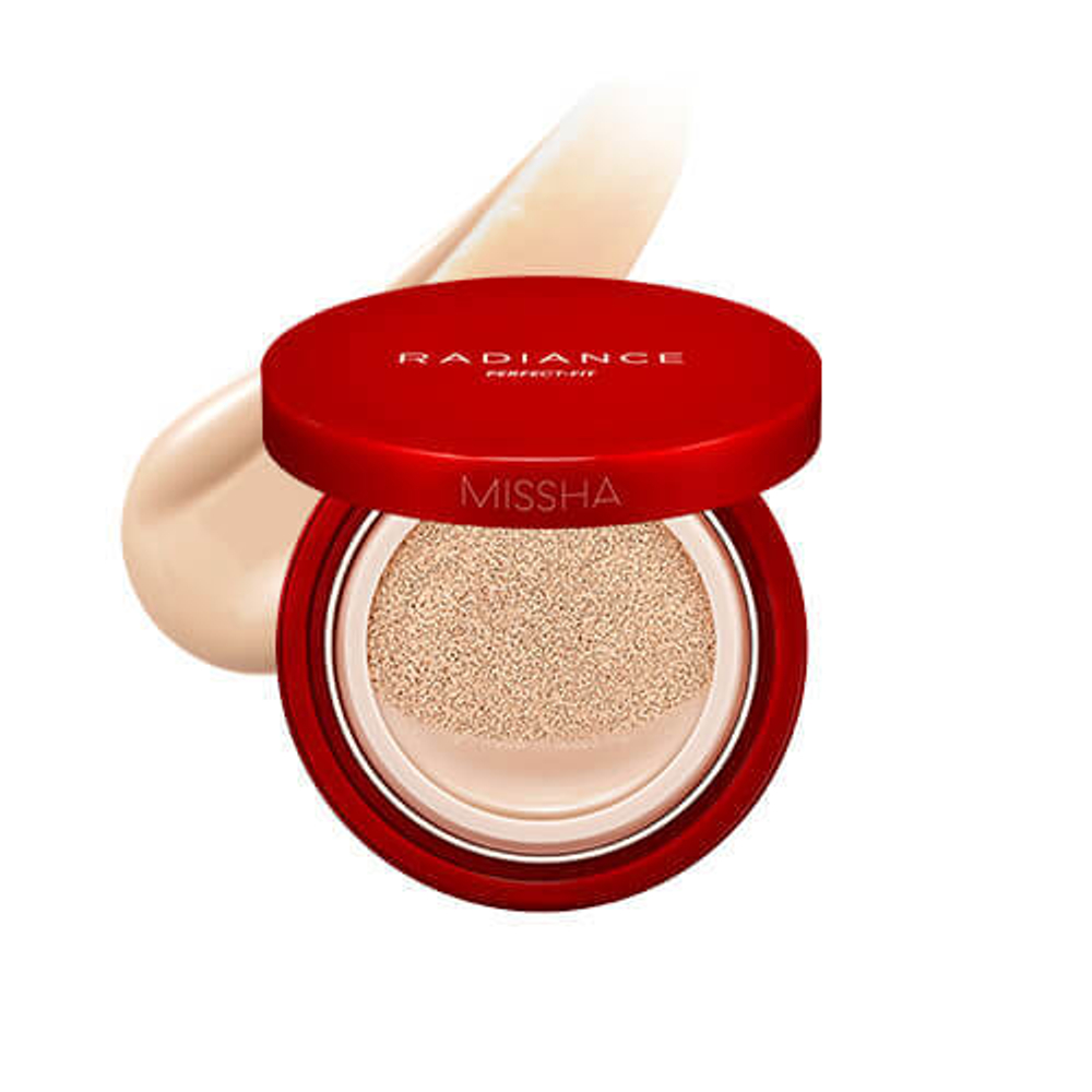 Missha Тональная основа-кушон Radiance Perfect Fit Cushion Foundation No.21 Vanilla 15 г