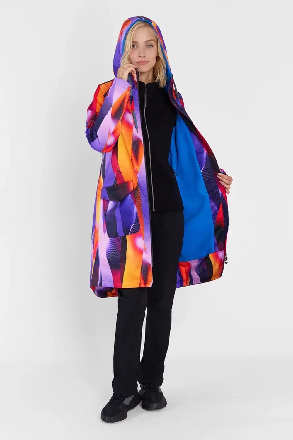 ПЛАЩ STAYER НА ФЛИСЕ ЖЕНСКИЙ 24-41734