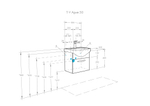 Тумба под раковину AQUATON Ария 50