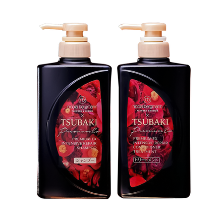 Набор шампунь+кондиционер SHISEIDO TSUBAKI Premium EX Intensive Repair Shampoo & Conditioner Set, 400мл*2шт