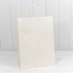 Пакет подарочный 33х45х15см (Белый, Крафт)