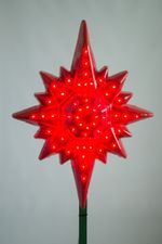 Макушка - звезда на елку «Полярная Звезда» красная