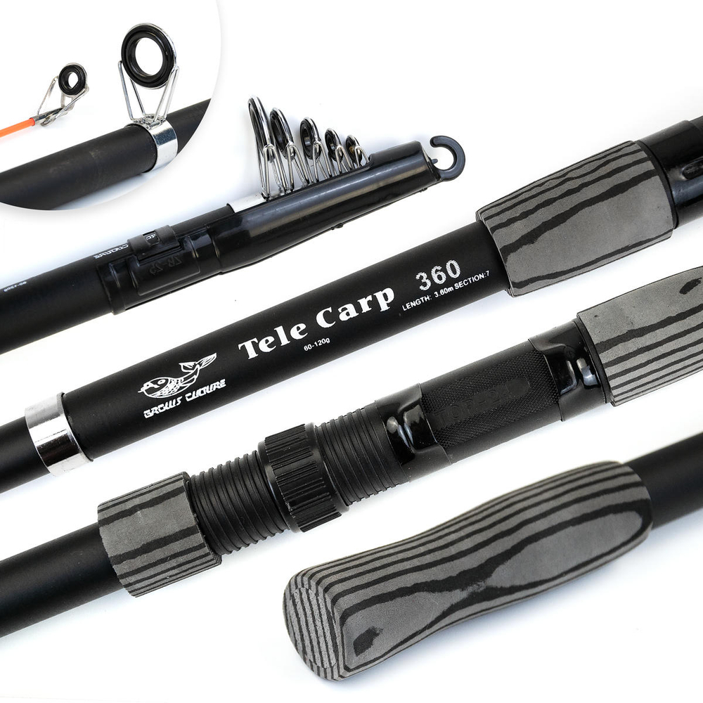 Спиннинг укороченный Окума "Tele Carp" (60-120гр)