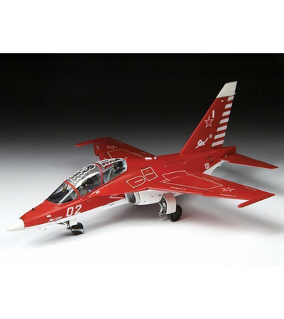 Сборная модель ZVEZDA Российский пилотажный самолет Як-130, 1/72
