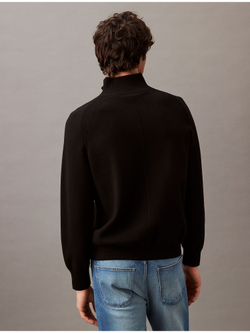 Свитер Calvin Klein Tech Knit Quarter Zip Black