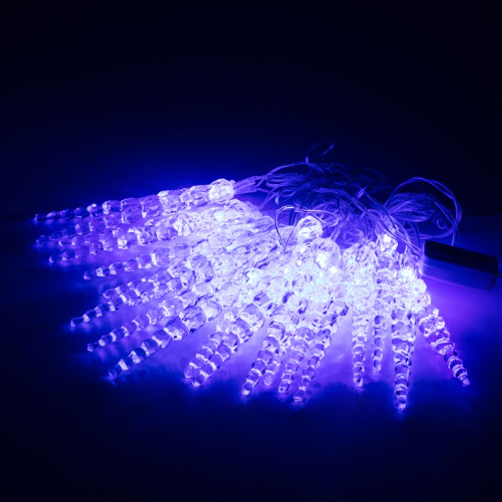 Светодиодная новогодняя гирлянда ЭРА ЕGNIG - IC нить Сосульки 3,8 м синий 20 LED