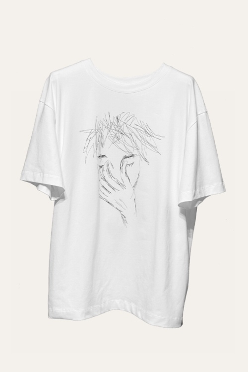 Футболка белая PORTRAIT