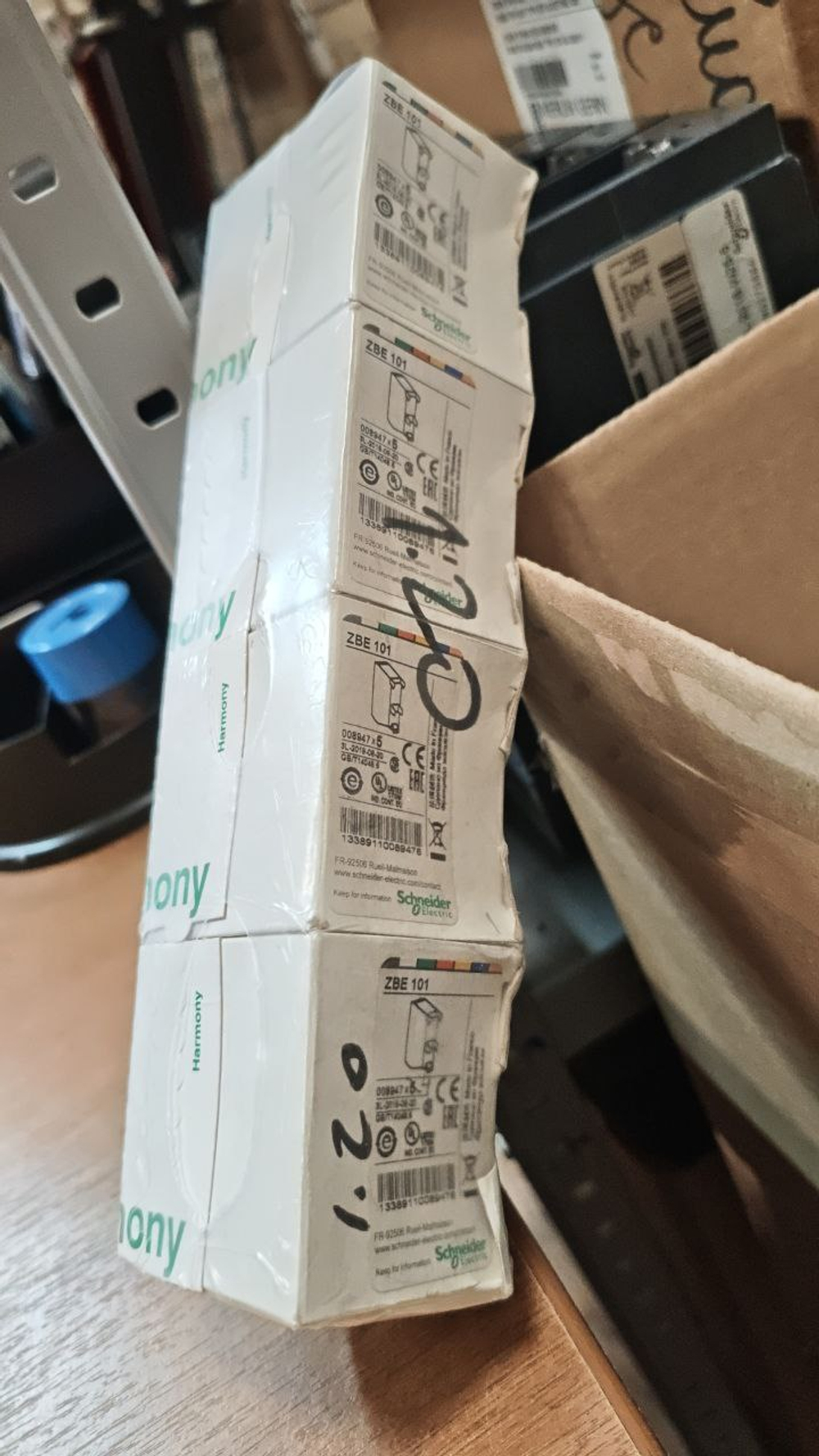 БЛОК-КОНТ. ДЛЯ ВИНТ. КРЕПЛЕНИЯ 1НО