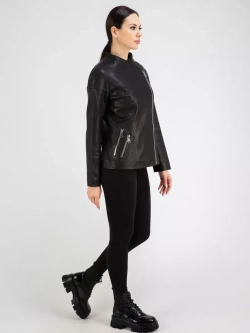 Кожаная куртка демисезонная косуха