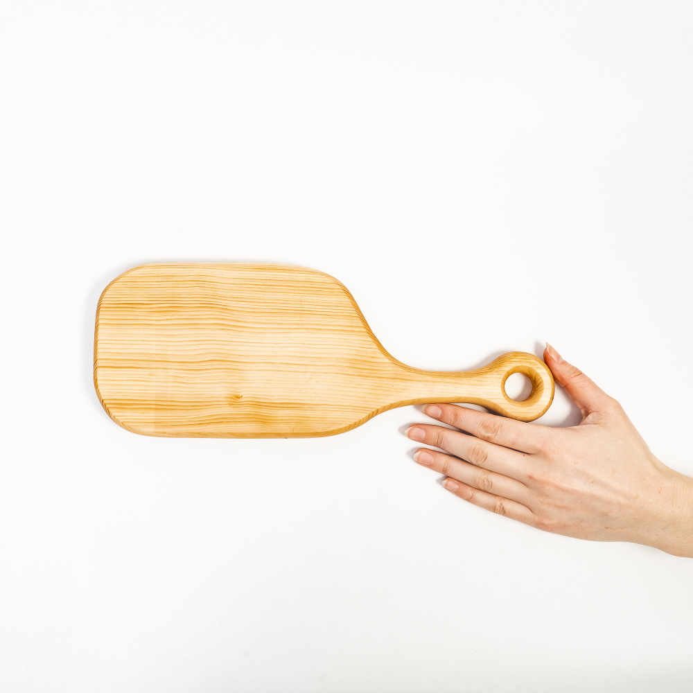 Деревянная разделочная доска из древесины Сибирский Кедр RD21