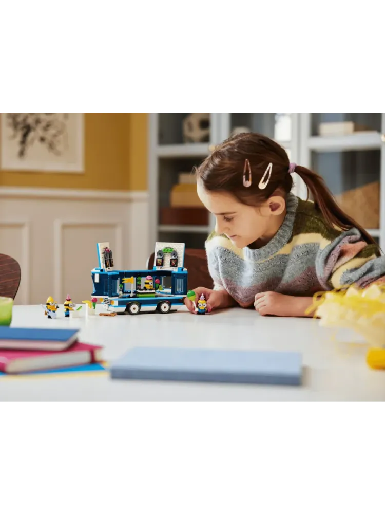 Конструктор Гадкий я 4 75581 Миньоны и автобус для вечеринок