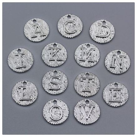 Подвески-буквы