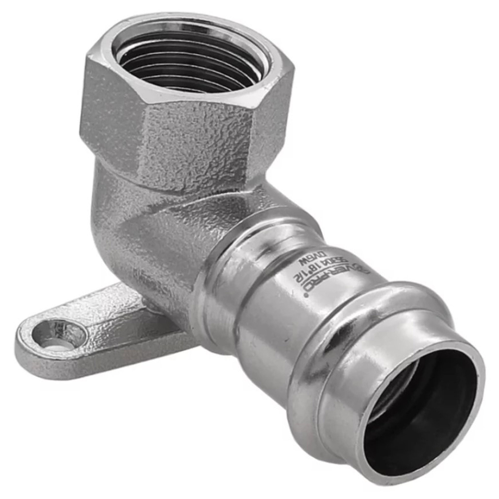 Уголок VIEIR с переходом на внутреннюю резьбу и креплением 22×3/4" VER-PRO (30/3)