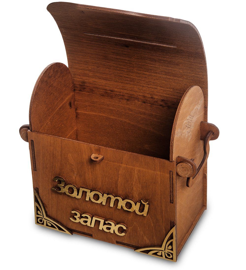 КФ- 63 Сундук-копилка «Золотой запас» бол.