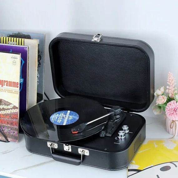 Qrammofon Retro RP-05 qara