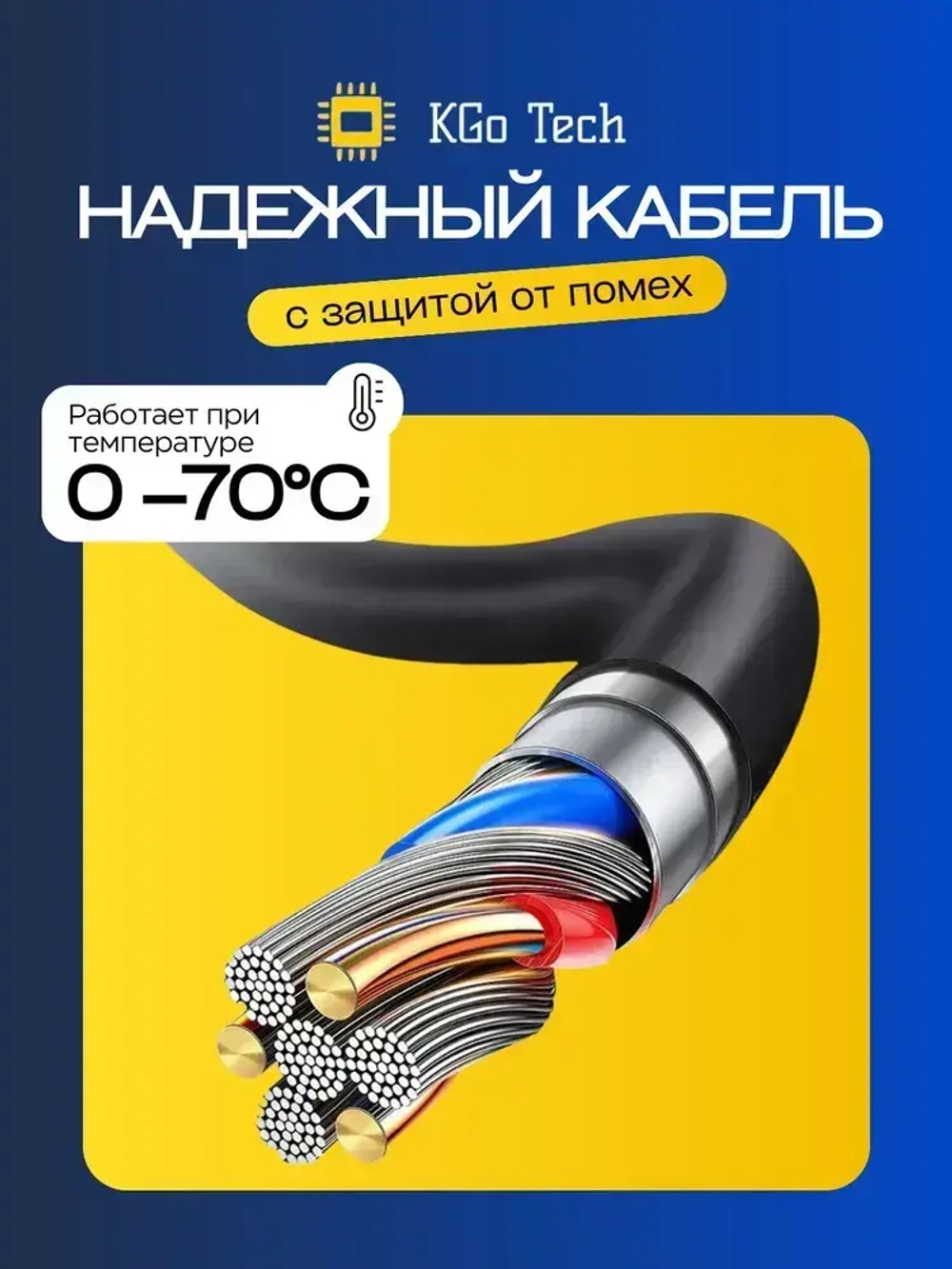 Видеоэндоскоп для смартфона водонепроницаемый с гибкой камерой 3,5 метра; для Android iOS