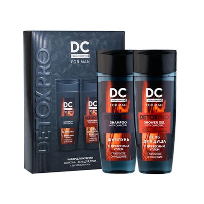 Косметический набор для мужчин «Detox pro» (гель для душа 250 мл + шампунь 250 мл)