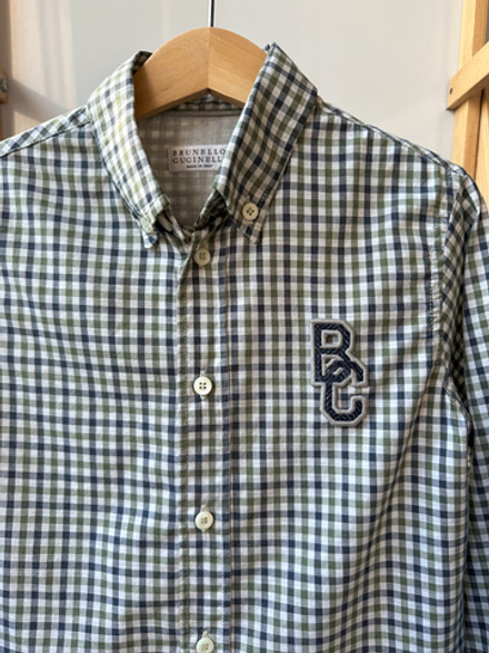 Хлопковая рубашка Brunello Cucinelli, 116