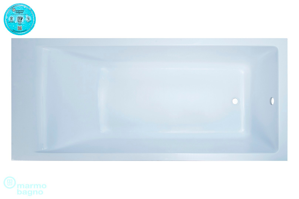 Ванна из литьевого мрамора Marmo Bagno Алесса New 160x70