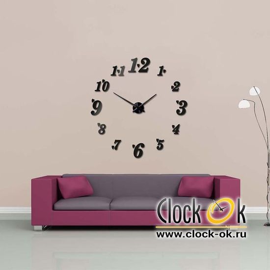 Настенные 3D часы Love Time