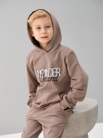 Детский костюм с брюками дКБ-32/кофе