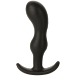 Анальная пробка для ношения Mood Naughty 2 3.5 Silicone - 8,9 см. (Цвет: черный)