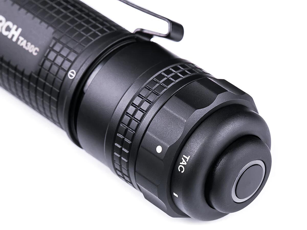 Тактический фонарь Nextorch TA30C One-step Strobe Tactical, 1600 lm, 6 режимов,поворотный переключатель,18650,IPX8, 149г