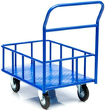 Тележка платформенная СТЕЛЛА-ТЕХНИК КПБ-300-200 с бортом КПБ-300-200-И