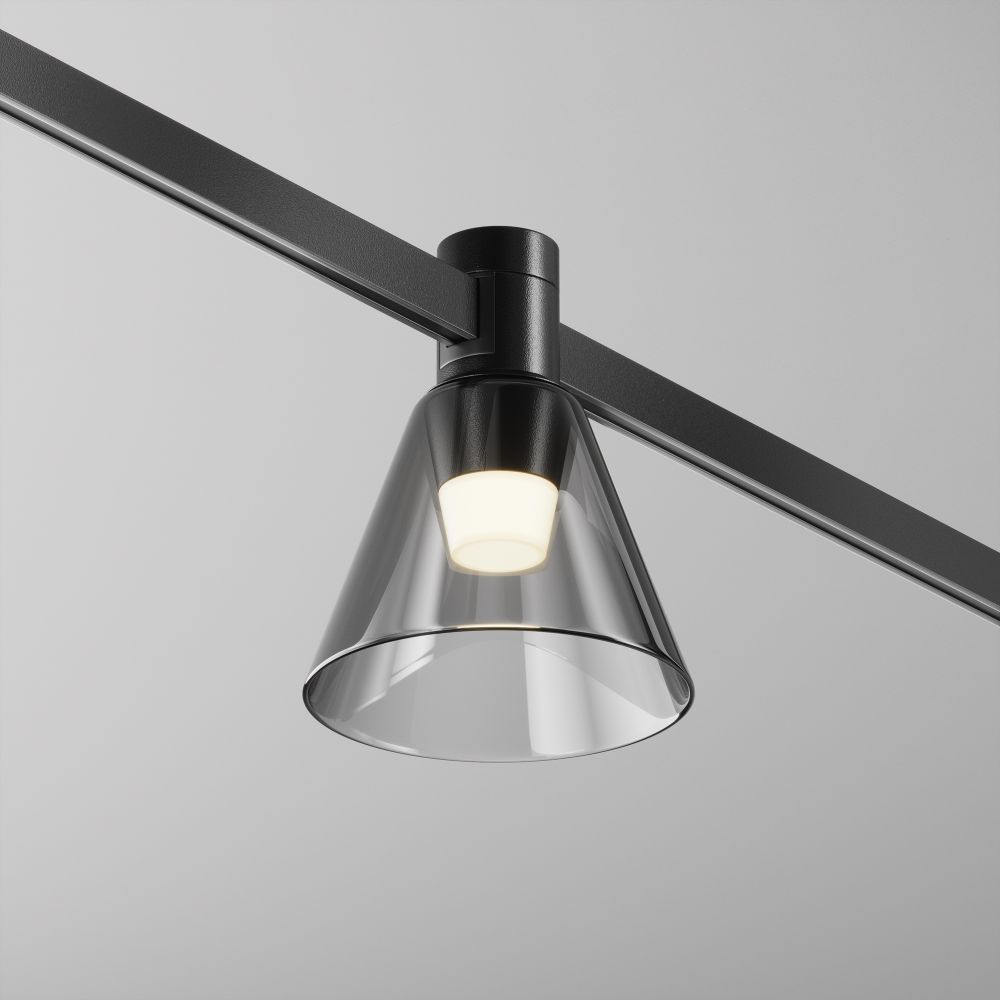 Трековый магнитный светодиодный светильник Maytoni Flarity   TR147-1-3W3K-B