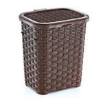 Корзина для стирального порошка плетёная 6 лт. коричневый