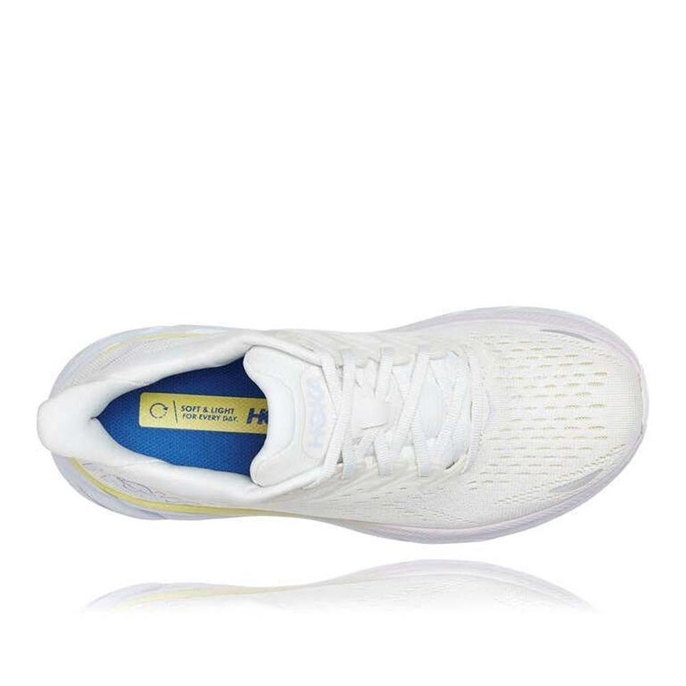 Кроссовки женские HOKA W CLIFTON 8 Blanc De Blanc / Bright White