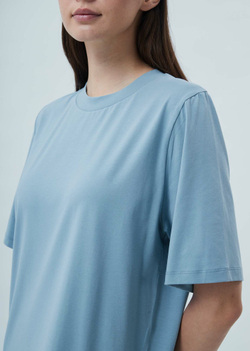 Платье-футболка голубой р.XL