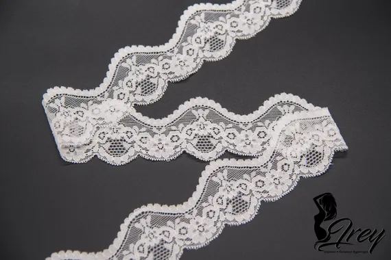 02-28 Кружево эластичное 4,5 см, айвори 004