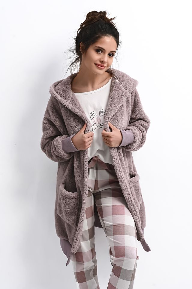 Теплый блейзер Coffee