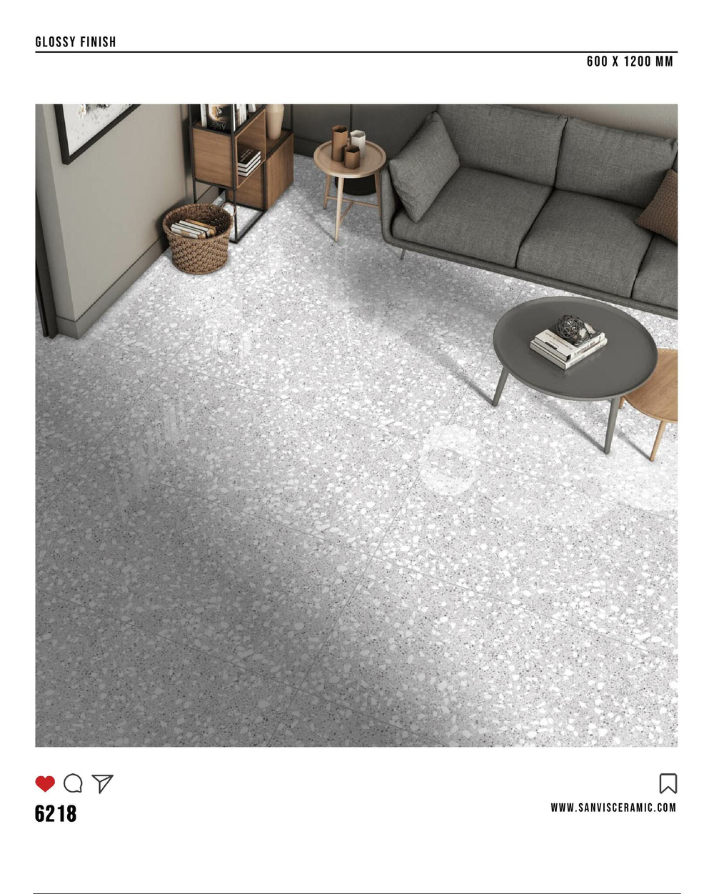 Керамогранит glossy №3 60х120, 6218