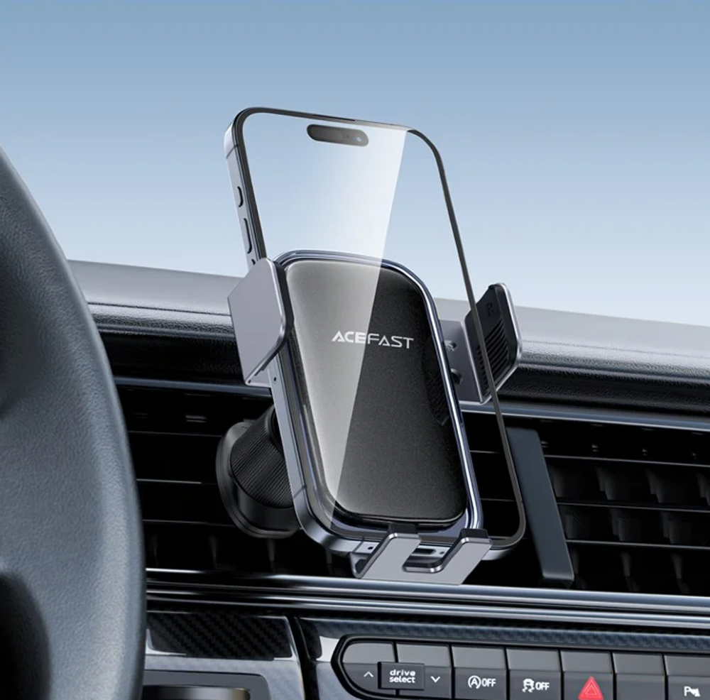 D39 solar power electric car holder for air vent